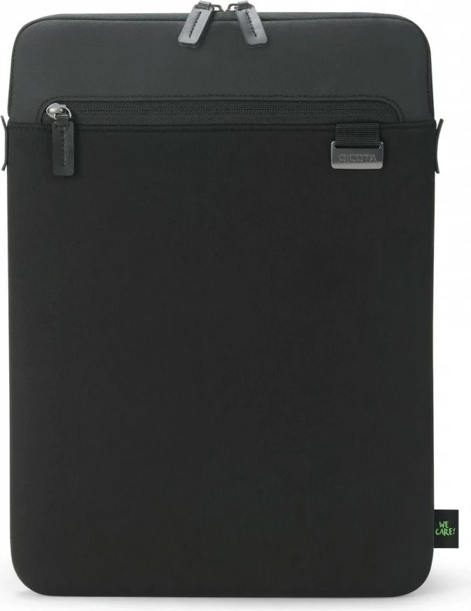 Mbështjellës laptop, DICOTA, FIVE D3250502, 14 inch neopren me xhep përpara me zinxhir, zi