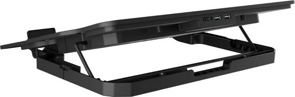 Cooling pad Natec Dipper 2, për laptop 12.1-17.3 inç, 2 USB, LED, e zezë