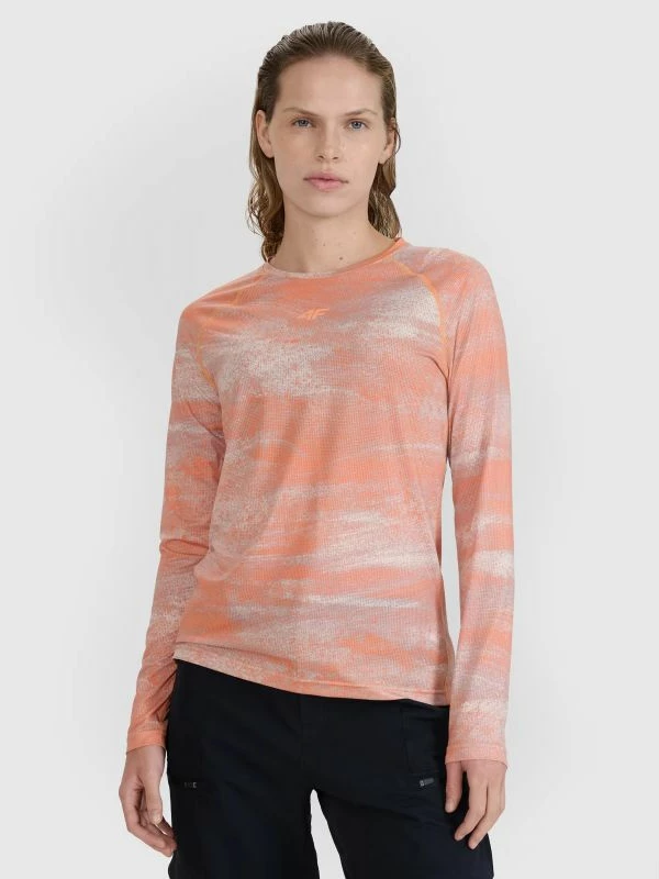 Fanellë me mëngë të gjata për femra 4f, për biçikletë