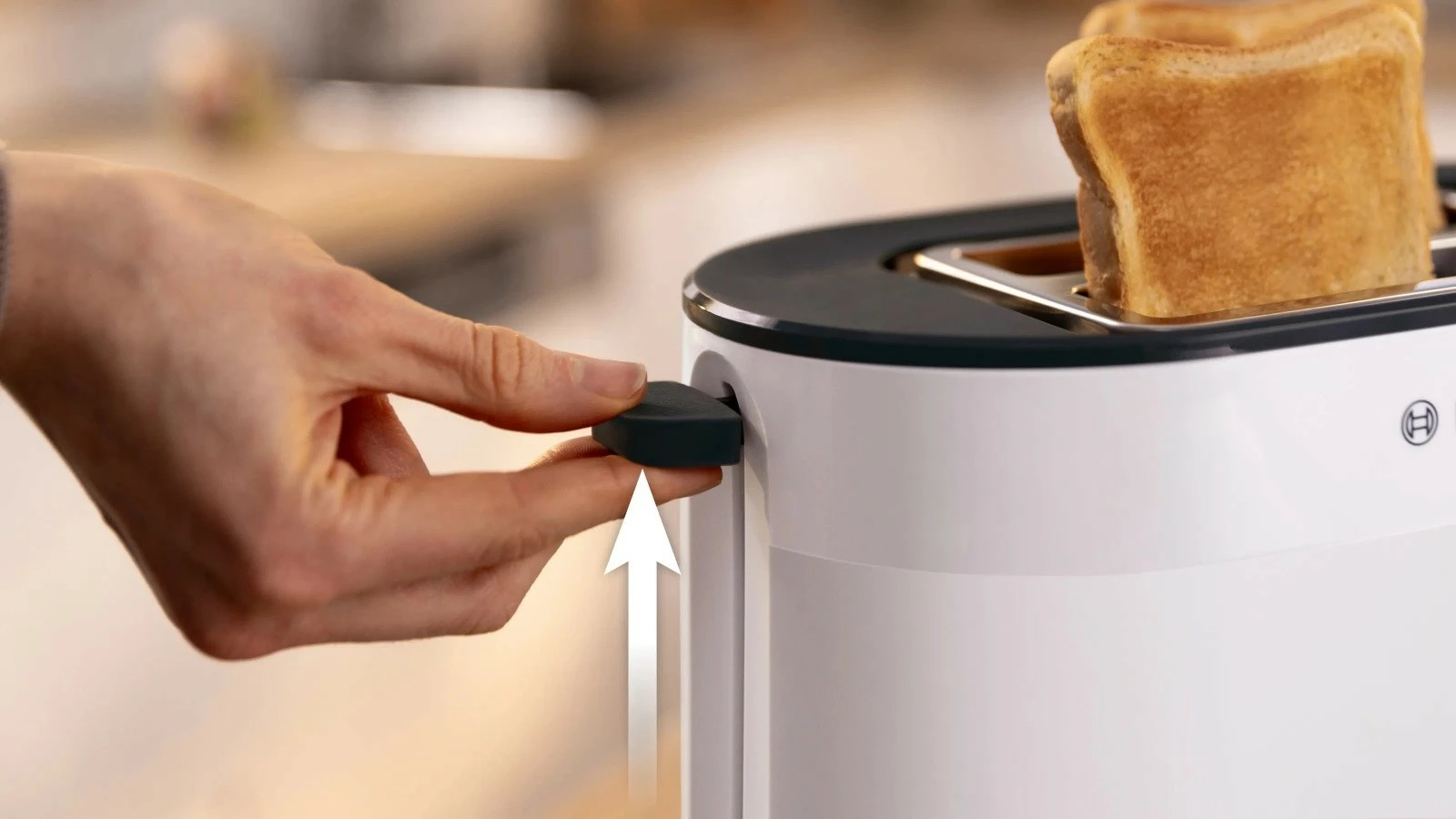 Toaster Bosch MyMoment TAT2M121, 2 feta, i bardhë