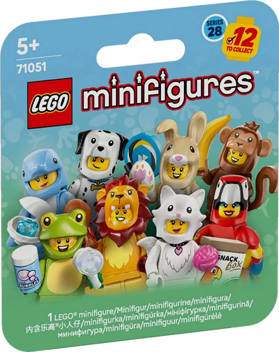 minifigurë LEGO Minifigures 71051 Series 28 kafshë, përzgjedhje e rastësishme, 1 copë
