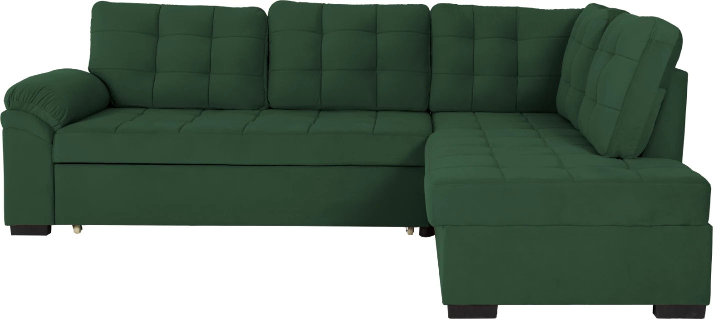 Kënd divani JADE, kënd i djathtë, ngjyrë cypress, FH3144.05R, 250x80-180x73-88H cm