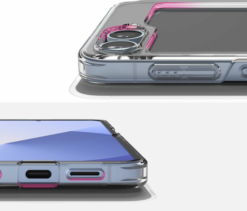 Mbështjellës Ringke Fusion MagSafe për Samsung Galaxy Z Flip 6, Transparent