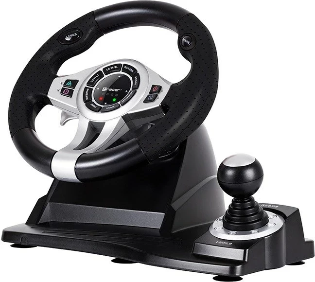Tracer TRAJOY46524 Gaming Controller Black Steering wheel + Pedals PlayStation 4, Playstation 3