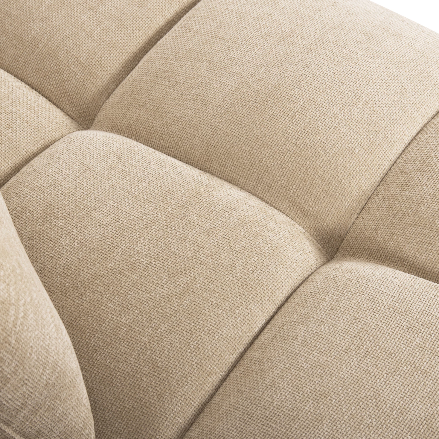 Këndi i divanit (majtas) COVEN FH3266.01L, pëlhurë ecru, 298x102-208x85H cm