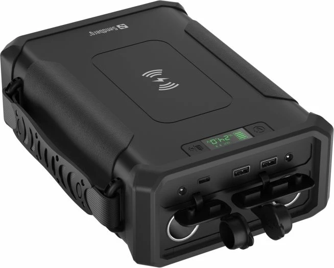 Powerbank stacion karikimi SANDBERG Survivor 420-78 96000mAh / 307Wh 8n1, e zezë, set
