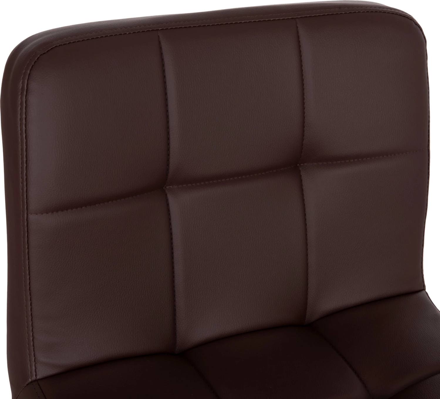 Karrige për bar rrotulluese DIANA, lëkurë PU kafe, metal krom, 44x52x109cm, set prej 2 copash