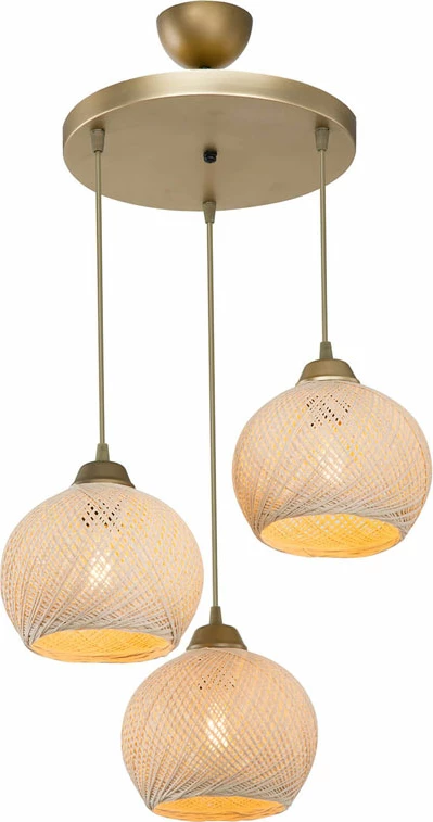 Dritë tavani PWL-1121 Ε27 krem-ari D40x75cm