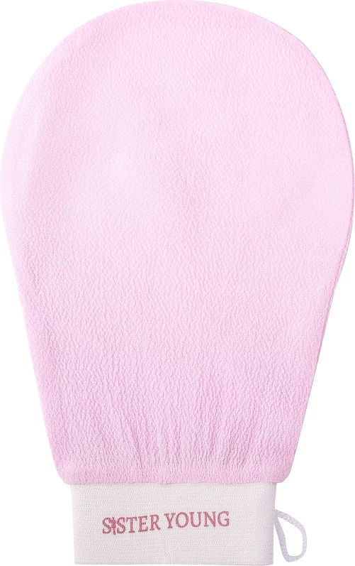 Dorezë eksfoliuese për trup Sister Young Nova për femra rozë, 1 copë