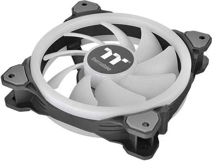 Ventilator kase Thermaltake Riing Trio 12 RGB 3 copë, 120mm, i zi