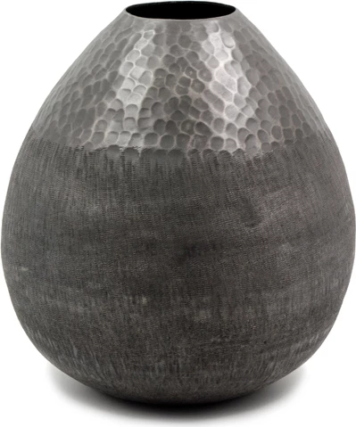 Vazo DROP, alumin, ngjyrë grafit, 25x25x21cm