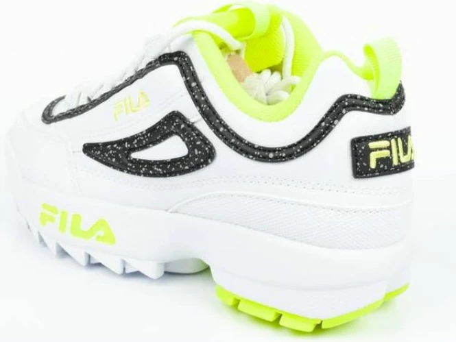 Atlete për fëmijë Fila Disruptor, të bardha me gjelbër