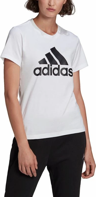 Maicë adidas për femra, e bardhë