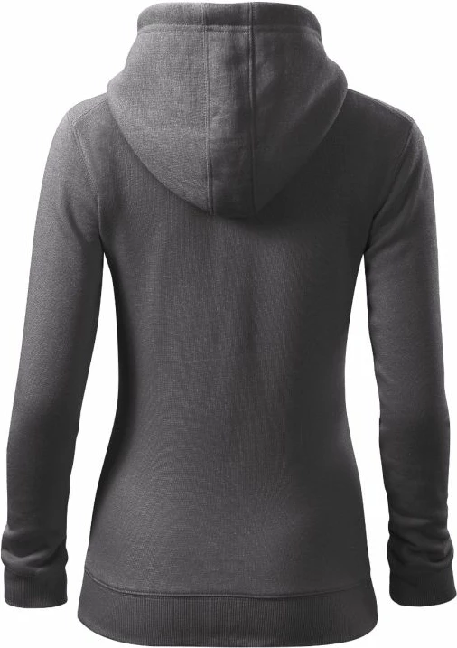 Duks me kapuç Malfini për femra, ngjyrë gri