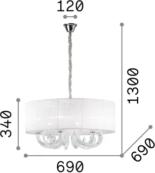 Llambë e varura Swan sp6