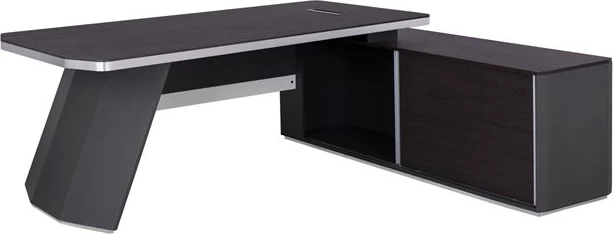 Tavolinë profesionale për zyre, kënd i djathtë, ngjyrë trëndafili, FH2083R, 220x180x76 cm