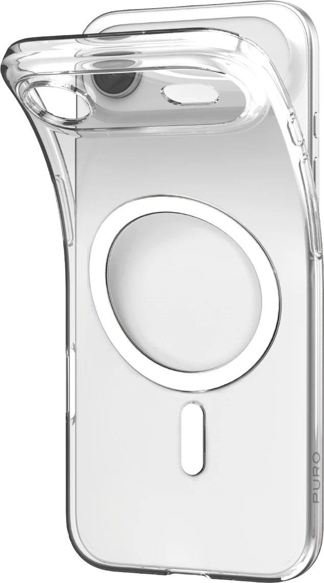 Mbështjellës Puro 0.3 MAG Ultra-Slim TPU për iPhone 17 Air, MagSafe, Transparent