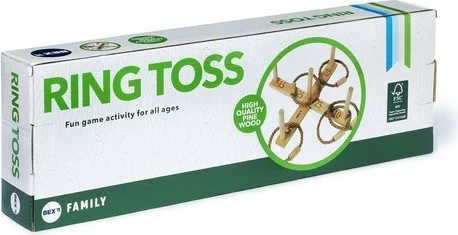 Lojë Ring Toss Tactic 541-400, dru, për fëmijë dhe të rritur, Wood