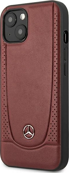 Mbështjellës Mercedes MEHCP15SARMRE për iPhone 15 6.1", lëkurë, Urban Line, kuq