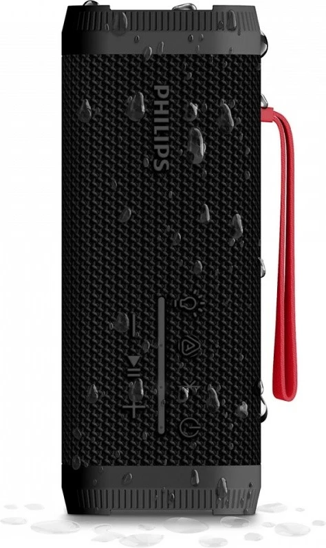 Altoparlant portativ, Philips TAS2000B/00, Bluetooth 5.4, 20 W (10 W RMS), 20 orë bateri, IPX5, LED, i zi