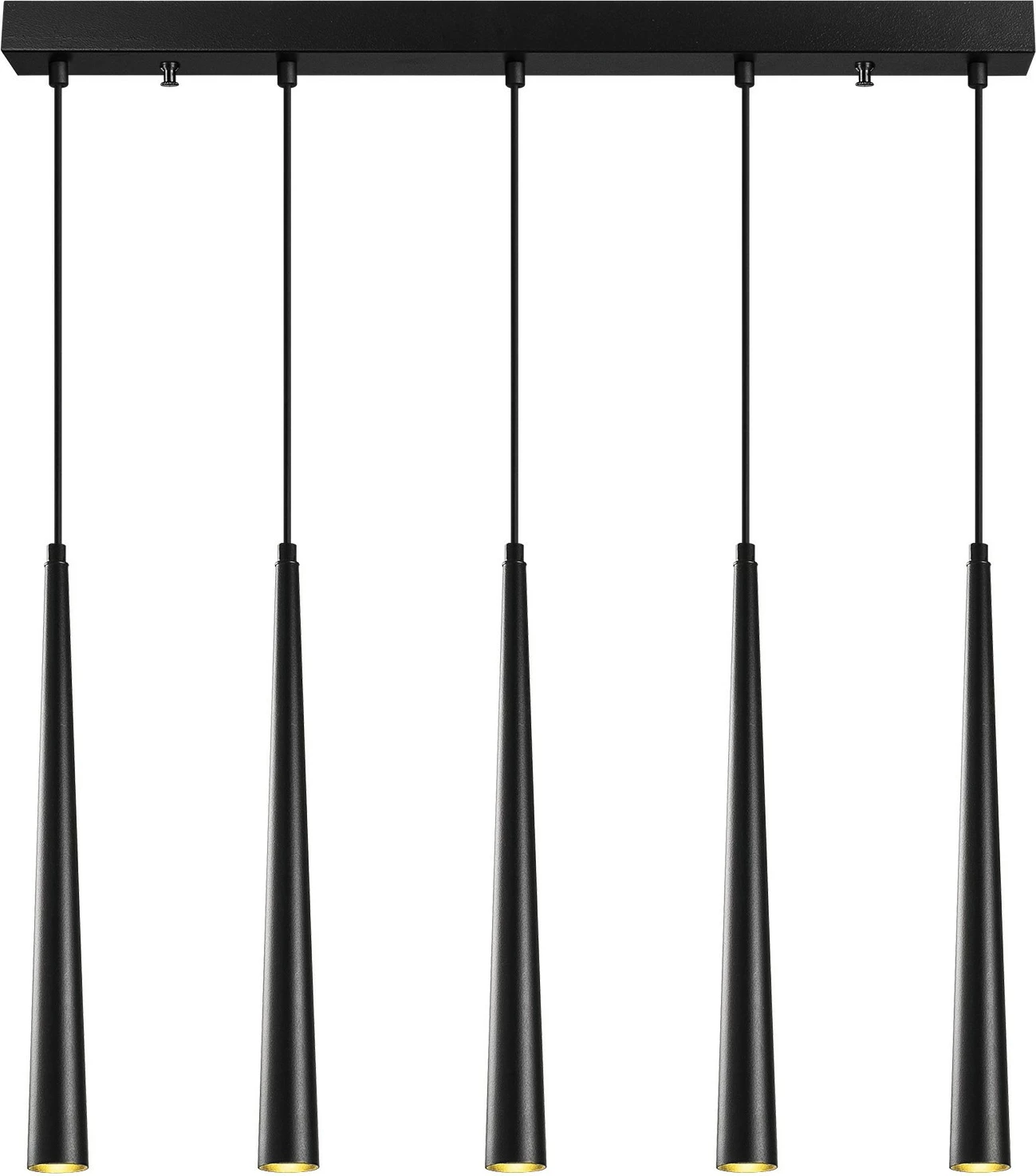 Llambë tavani Opviq, Uğur - 6075, metal i zi, lartësi e rregullueshme