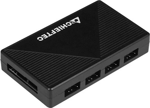 Kasë Chieftec APEX Lumo GA-01B-L-OP, Midi Tower, 4x140mm ARGB, E-ATX, e zezë