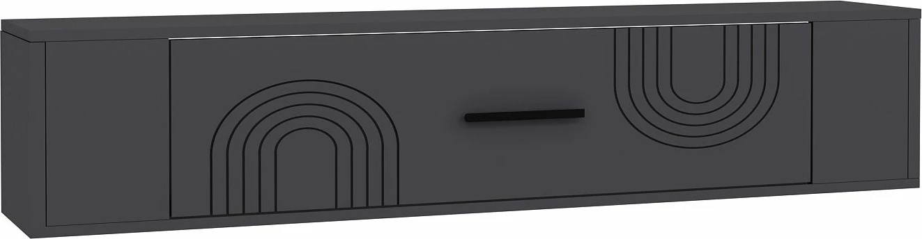 Komodë TV Skye Decor, Restol 2, ngjyrë antracit