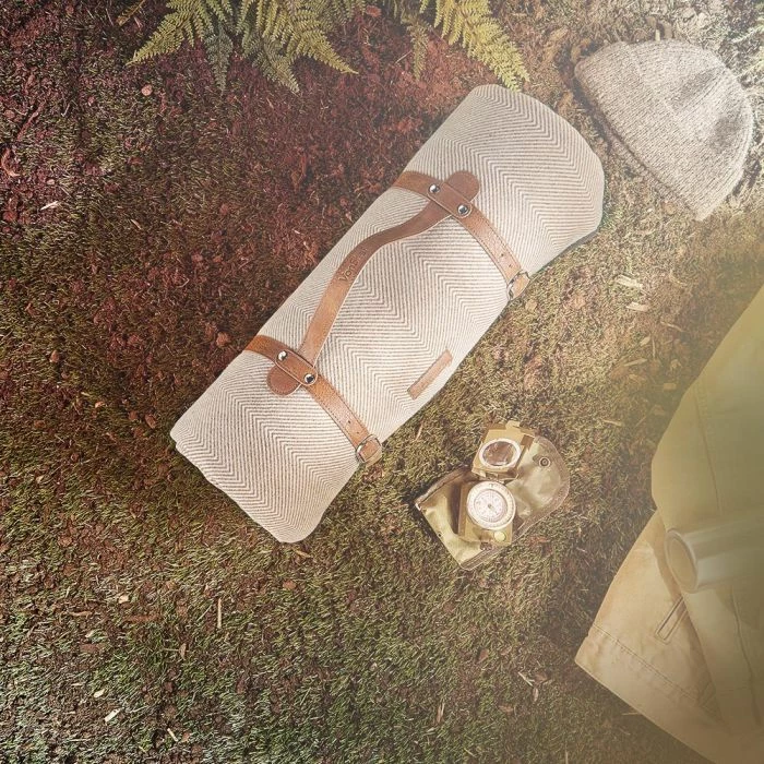 Batanije pikniku VonShef VONHAUS 200x220 cm, kafe