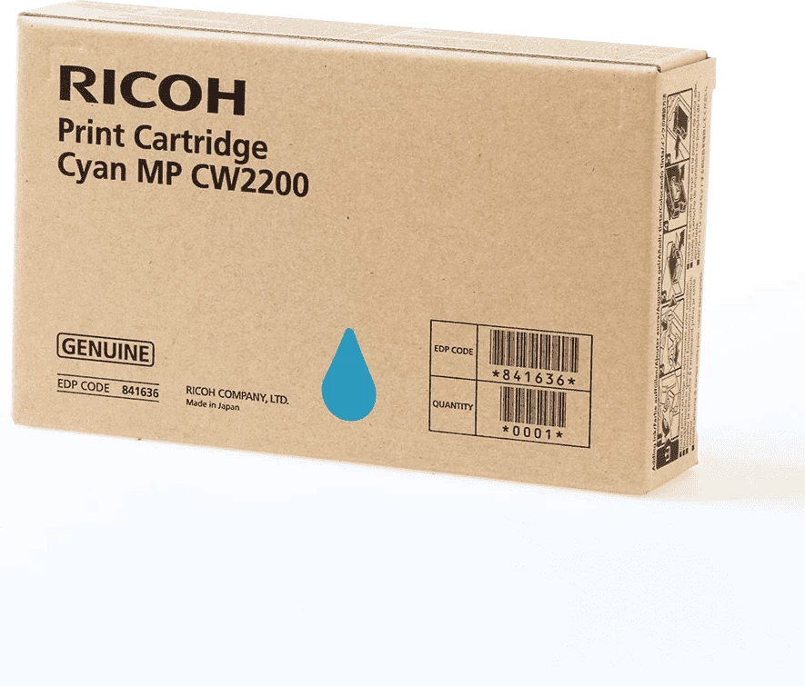 Kartush boje Ricoh 841636 100 ml rendiment 440 faqe cyan