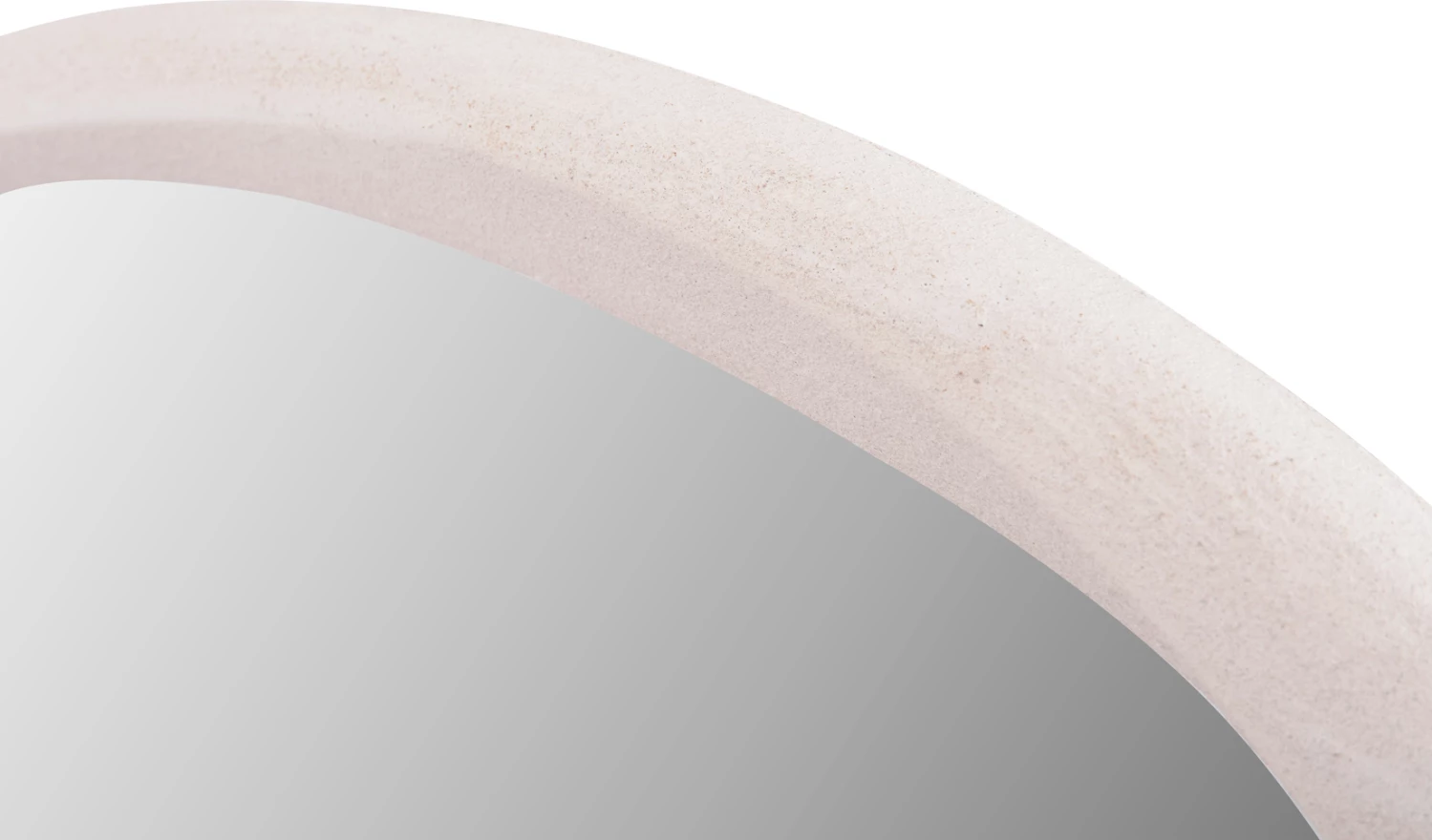 Pasqyrë muri ovale seria Santorini FH4513 MDF ngjyrë e bardhë 90x3,2x60Hcm.