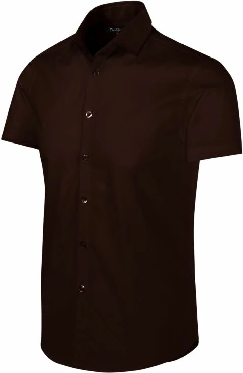 Fanellë polo për meshkuj Malfini, ngjyrë kafe