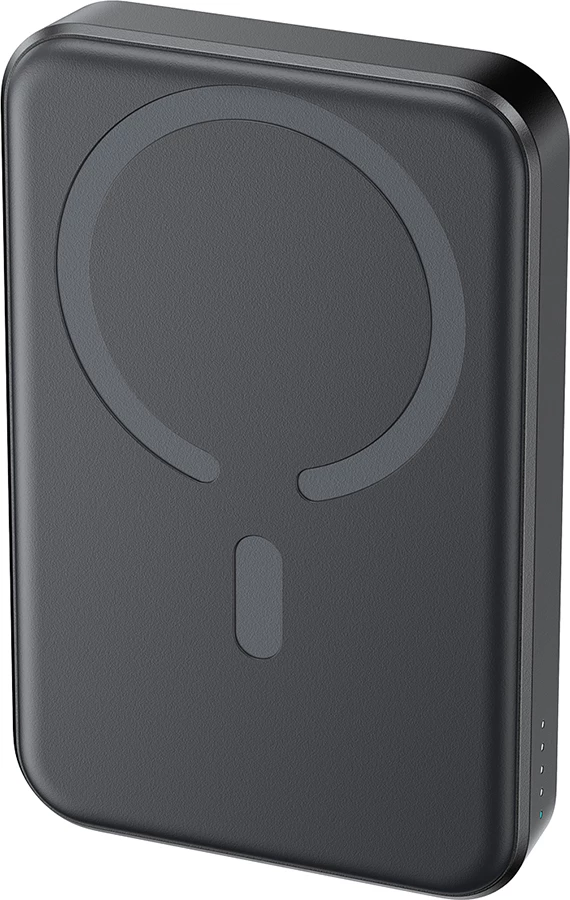 Powerbank Joyroom JR-W020 10000mAh 20W MagSafe PD/QC 2 porta USB-C & USB-A, e zezë, me kabllo USB-C 0.25m + këllëf