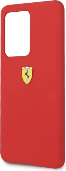 Mbështjellës Ferrari Hardcase FESSIHCS69RE për Samsung Galaxy S20 Ultra, Silikon, Kuq