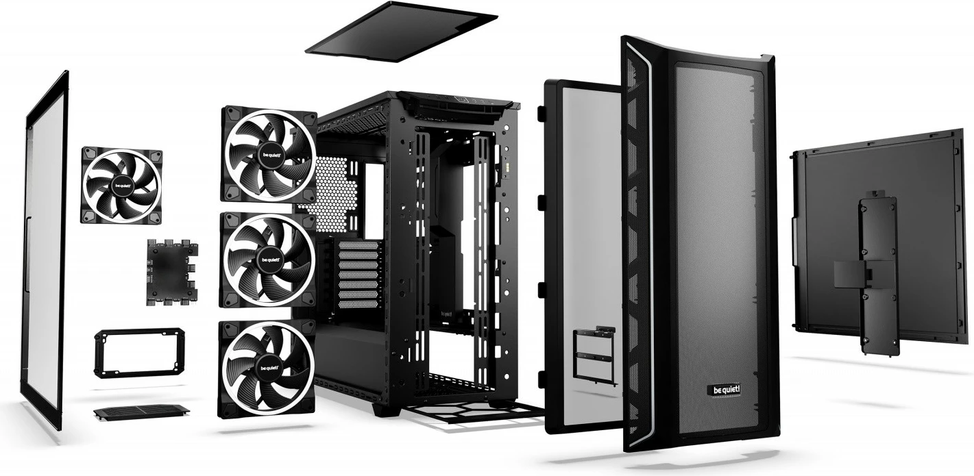 Kasë Be quiet! Shadow Base 800 FX, Midi Tower, ARGB, ATX/E-ATX/Mini ITX, e zezë