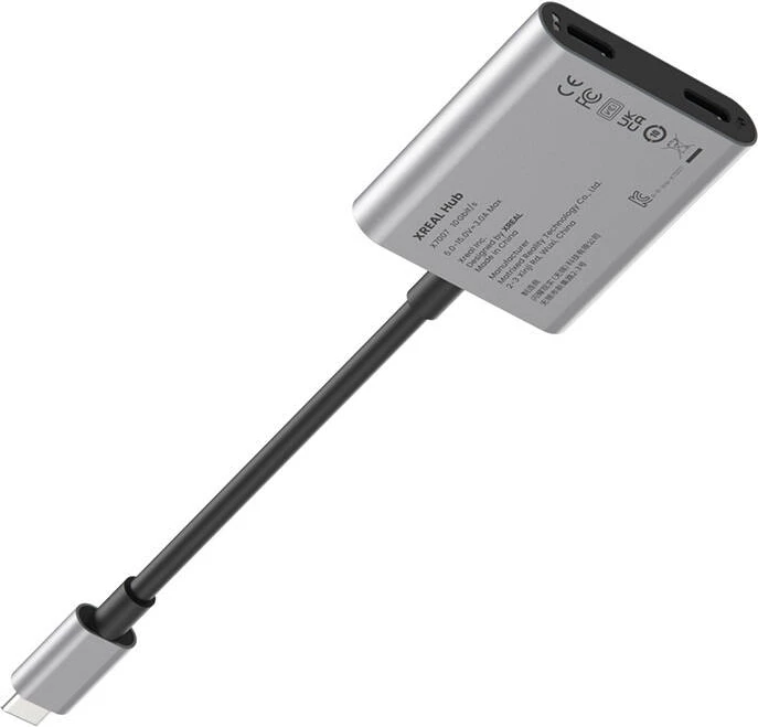 Adapter karikimi HUB, XREAL X7007, 45W, 120Hz, argjendtë