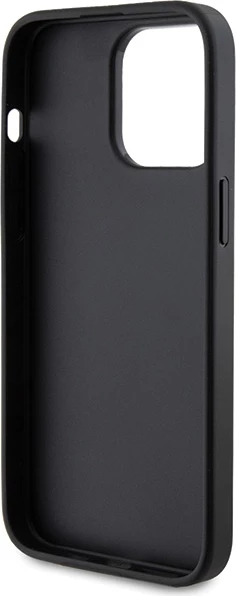 Mbështjellës Guess 4G Metal Gold Logo për iPhone 15 Pro Max, Gri