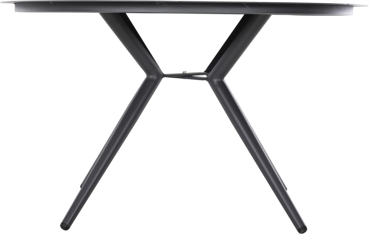 Tavolinë e jashtme e rrumbullakët HIGER FH6061.03 alumini antracit Φ126Χ73H cm