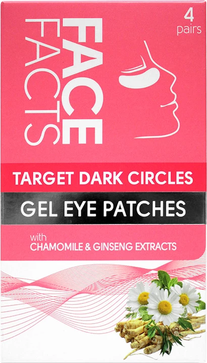 Face Facts Target Dark Circles Gel Eye Patches - 4 Pairs