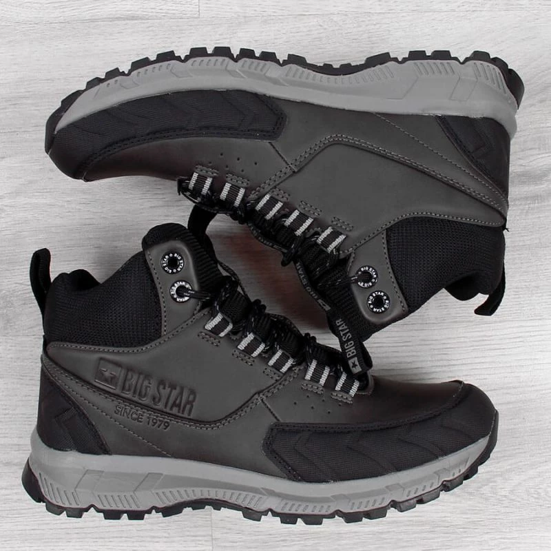 Çizme hiking për djem Big Star, gri