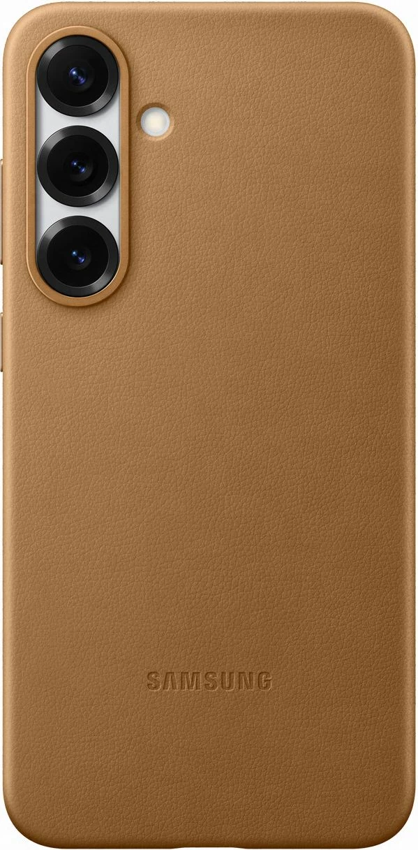 Mbështjellës Samsung KindSuit Case EF-VS936PFEGWW për Galaxy S25+, eko-lëkurë, ari