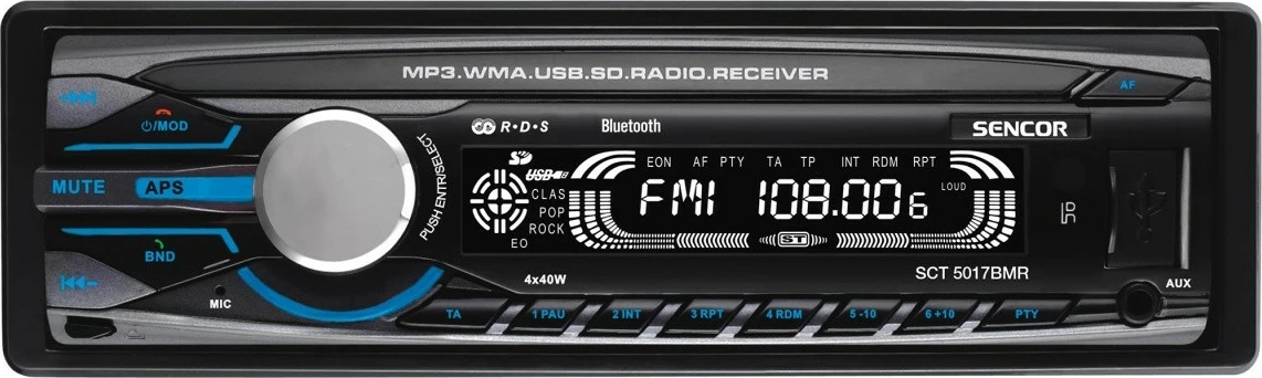 Radio player Sencor SCT 5017BMR me Bluetooth, USB/SD/MMC, i zi