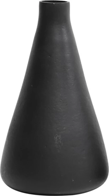 Vazo ESANA, qelq i zi, 14x14x25cm