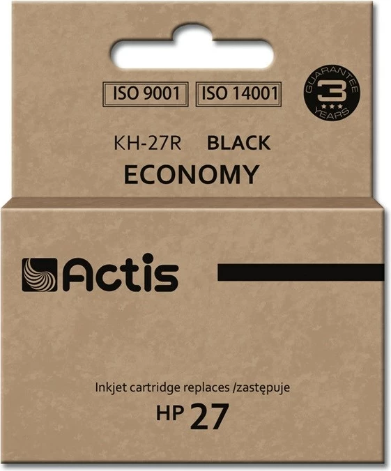 Bojë zëvendësese Actis KH-27R ink për HP 27 C8727A, 20ml, e zezë
