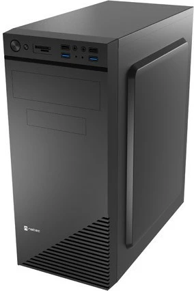 Kasë Natec Cabassu G2, Midi Tower, ATX/Micro ATX/Mini ITX, e zezë