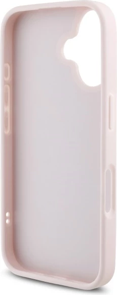 Mbështjellës Karl Lagerfeld Quilted Signature për iPhone 16, Rozë