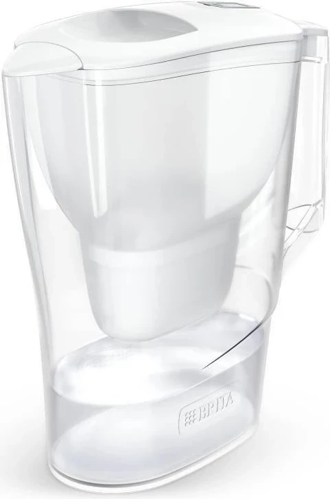 Ibrik filtruese uji BRITA Aluna 2.4L me 2 fishekë MAXTRA, Bardhë