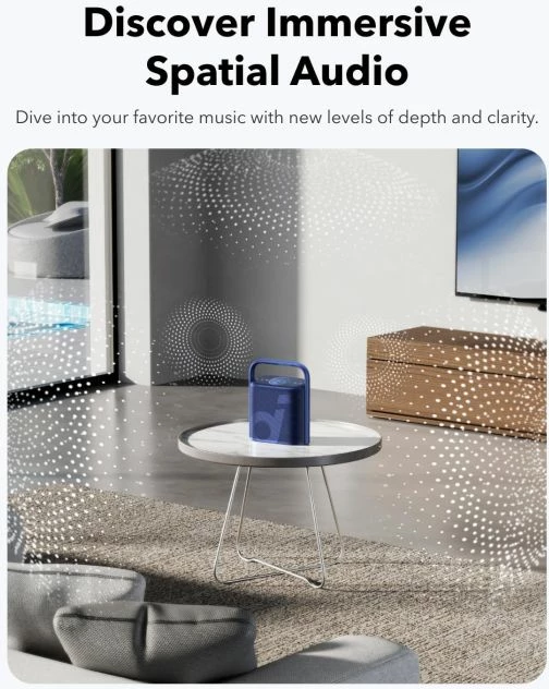 Altoparlant portativ Bluetooth Anker Soundcore Motion X500 40W IPX7 bateri deri 12 orë, rozë