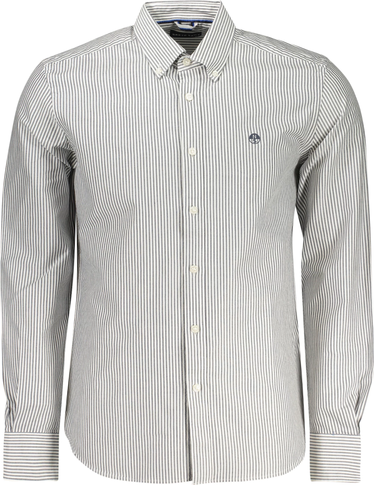 Këmishë për meshkuj NORTH SAILS, e bardhë me vija të zeza