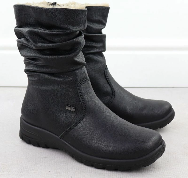 Çizme për femra Rieker, të zeza