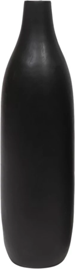 Vazo Solet, dru, ngjyrë e zezë, 10x10x40cm